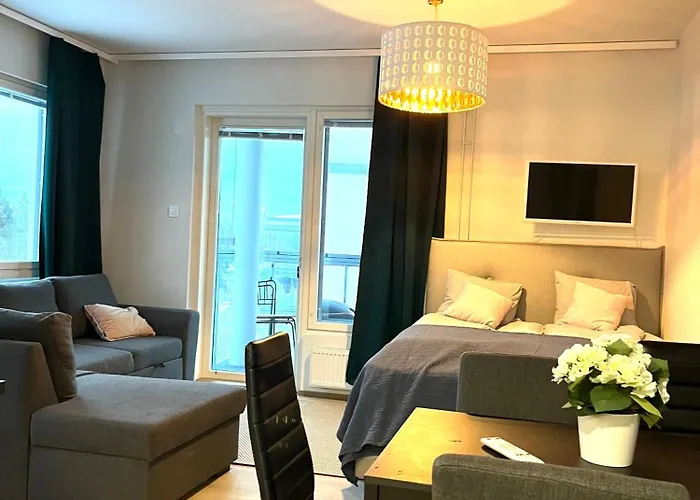 New 2br Design With Sauna Park Эспоо